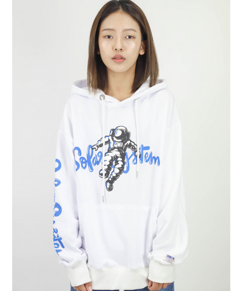 CODE I'M(コードアイエム)の「SOLAR SYSTEM VERSION2 HOOD MTM WHITE(パーカー・メンズ・その他・LARGE/MEDIUM/X-LARGE)」の1枚目の写真