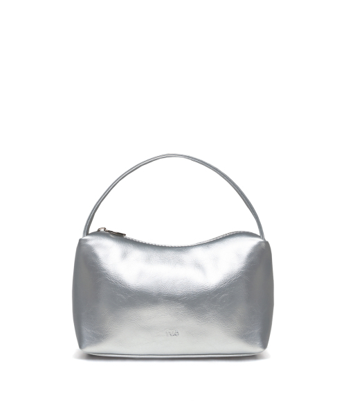 TUO（トゥオ）の「PUDDING BAG_GLOSSY SILVER（トートバッグ・レディース・シルバー・FREE）」の2枚目の写真