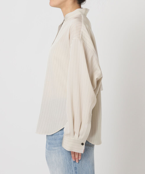 plage（プラージュ）の「Pin stripeバンドカラーシャツ（シャツ/ブラウス・レディース・アイボリー・FREE）」の11枚目の写真