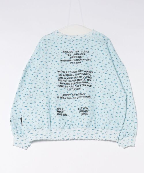 Little sunny bite(リトルサニーバイト)の「●Little sunny bite●stranger things x little sunny bite floral sweat top(スウェット・レディース・ピンク/ブルー・SMALL/MEDIUM)」の19枚目の写真