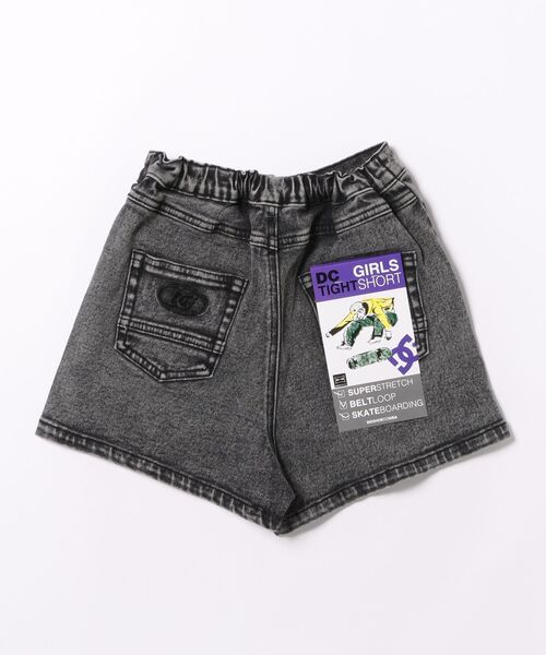 DC(ディーシー)の「DC/ディーシー キッズ デニム ショートパンツ 26 KD GS TIGHT SHORT ムラサキ限定 YWS261523M(その他パンツ・キッズ・ライトインディゴブルー/ブラック・150cm/140cm/130cm)」の4枚目の写真