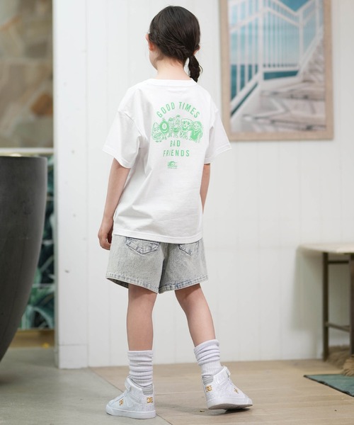 DC(ディーシー)の「DC/ディーシー キッズ デニム ショートパンツ 26 KD GS TIGHT SHORT ムラサキ限定 YWS261523M(その他パンツ・キッズ・ライトインディゴブルー/ブラック・150cm/140cm/130cm)」の7枚目の写真
