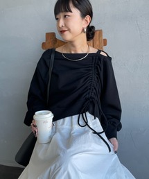 nenom（ネノム）の「[nenom ネノム] ワンショルダードロストスウェット（スウェット）」