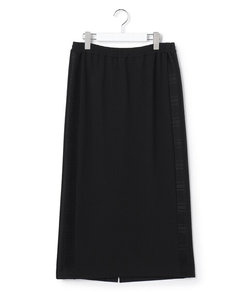 ICB(アイシービー)の「レースコンビジャージー ナロースカート(スカート・レディース・ブラック系/ネイビー系・X-LARGE/LARGE)」の10枚目の写真