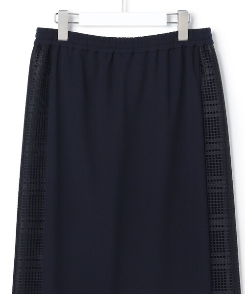 ICB(アイシービー)の「レースコンビジャージー ナロースカート(スカート・レディース・ブラック系/ネイビー系・X-LARGE/LARGE)」の12枚目の写真