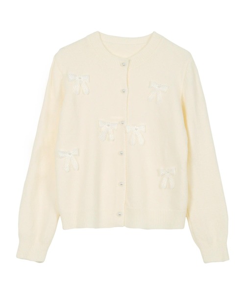 リボンニットカーディガン（カーディガン/ボレロ）｜KOBE LETTUCE
