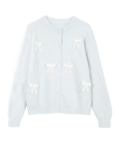 リボンニットカーディガン（カーディガン/ボレロ）｜KOBE LETTUCE