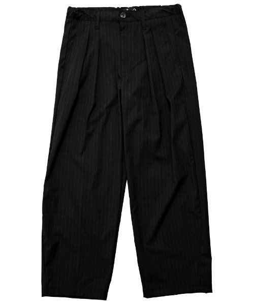 CavariA(キャバリア)の「『CavariA/キャバリア』ストライプワイドパンツ(その他パンツ・メンズ・チャコール/ブラック・L/M)」の8枚目の写真