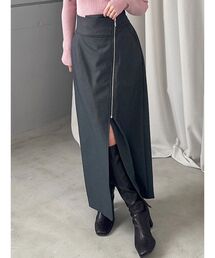 MERCURYDUO | アシメZIPナロースカート(スカート)