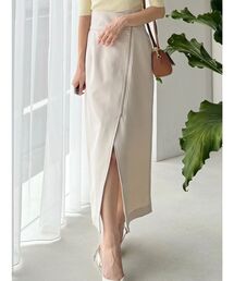 MERCURYDUO | アシメZIPナロースカート(スカート)