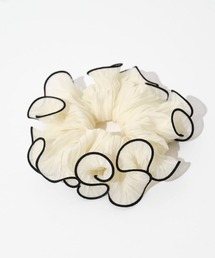 flower | パイピングプリーツシュシュ(シュシュ)