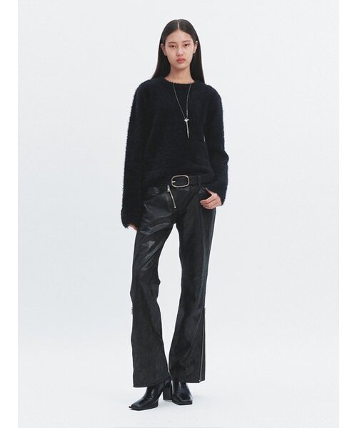 HAVELESS(ハブレス)の「FLUFFY PULL OVER ROUND KNIT BLACK(ニット/セーター・レディース・その他・FREE)」の2枚目の写真