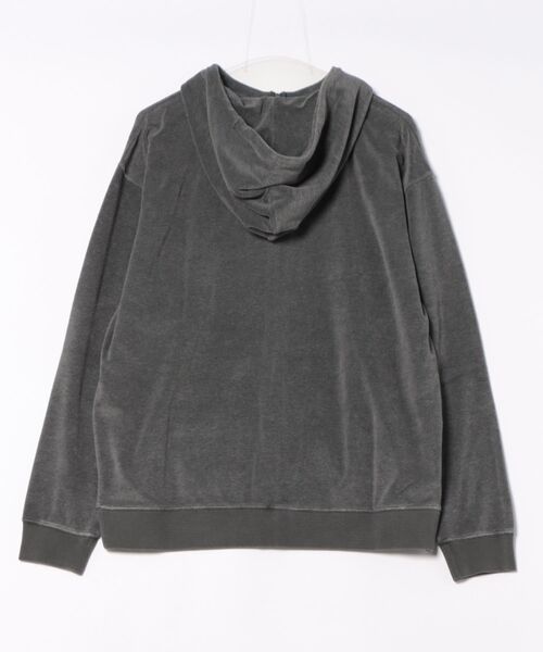 BANKS（バンクス）の「HOODIE/BANKS JOURNAL/バンクスジャーナル 無地　ジップアップパーカー（パーカー・メンズ・ブラック・LARGE）」の2枚目の写真