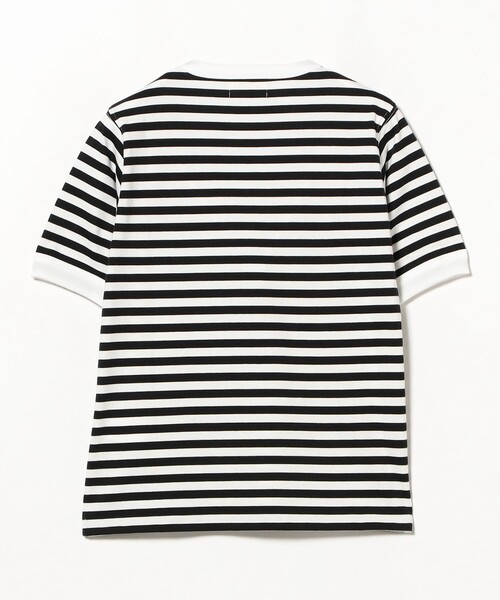 BEAMS BOY（ビームスボーイ）の「ボーダー バインダー ショートスリーブ Tシャツ（Tシャツ/カットソー・レディース・イエロー/パープル/グリーン/ブラック・1/2/3）」の9枚目の写真