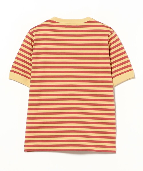 BEAMS BOY（ビームスボーイ）の「ボーダー バインダー ショートスリーブ Tシャツ（Tシャツ/カットソー・レディース・イエロー/パープル/グリーン/ブラック・1/2/3）」の12枚目の写真