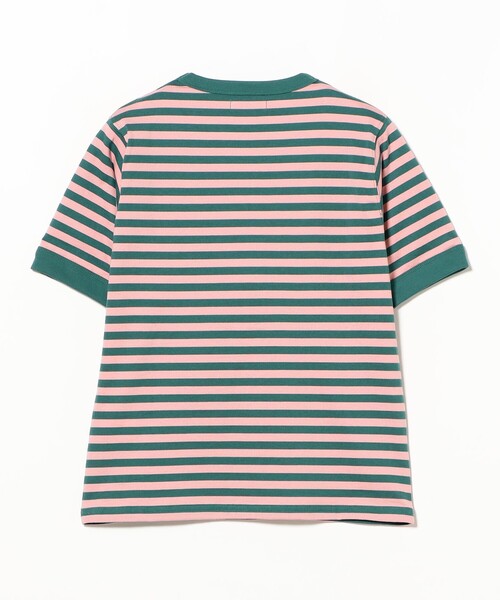 BEAMS BOY（ビームスボーイ）の「ボーダー バインダー ショートスリーブ Tシャツ（Tシャツ/カットソー・レディース・イエロー/パープル/グリーン/ブラック・1/2/3）」の17枚目の写真