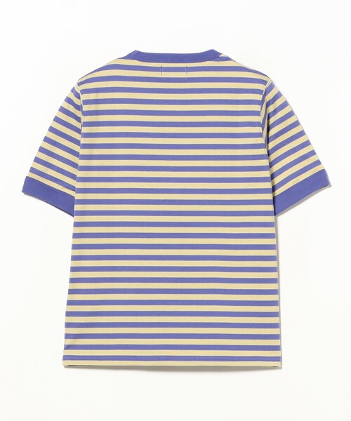 BEAMS BOY（ビームスボーイ）の「ボーダー バインダー ショートスリーブ Tシャツ（Tシャツ/カットソー・レディース・イエロー/パープル/グリーン/ブラック・1/2/3）」の20枚目の写真