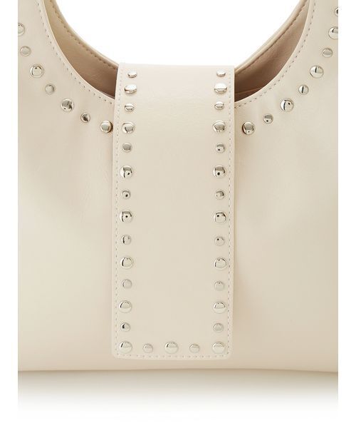 LILY BROWN（リリーブラウン）の「スタッズトートバッグ（トートバッグ・レディース・ラベンダー/ブラウン/アイボリー・F）」の10枚目の写真