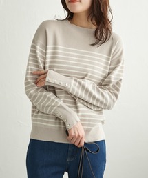 ikka（イッカ）の「【UVケア／毛玉防止】コットンMIXニットプルオーバー（ニット/セーター）」