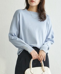 ikka（イッカ）の「【UVケア／毛玉防止】コットンMIXニットプルオーバー（ニット/セーター）」