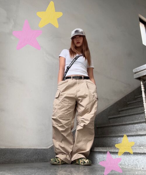 LMCの「WIDE CARGO PANTS beige(その他パンツ・レディース・その他・S/M/L)」の22枚目の写真