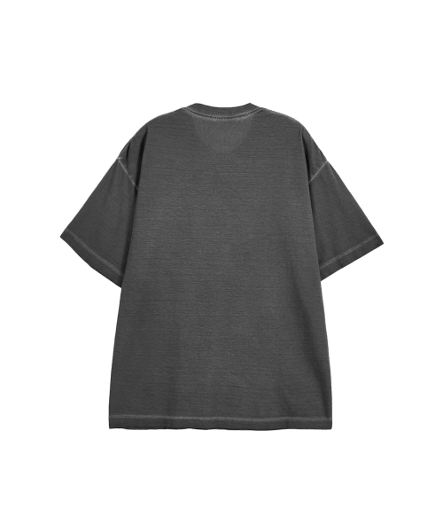 ASTRAL PROJECTION(アストラルプロジェクション)の「ピグメントルーズフィット半袖Tシャツ_チャコール(Tシャツ/カットソー・メンズ・その他・M/L/XL/XXL)」の3枚目の写真