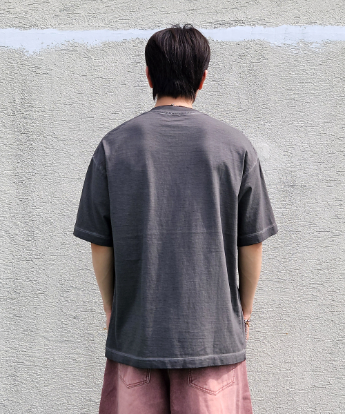 ASTRAL PROJECTION(アストラルプロジェクション)の「ピグメントルーズフィット半袖Tシャツ_チャコール(Tシャツ/カットソー・メンズ・その他・M/L/XL/XXL)」の4枚目の写真