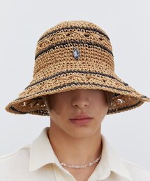 TRIP LE SENS（トリップ ル センス）の「エルイロゴワイヤークロッシェバケットハット_Brown（ハット）」