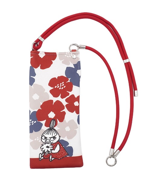MOOMIN(ムーミン)の「MOOMIN ムーミン 花すきリトルミイ 吸水機能付き マルチサコッシュ 4WAY(ショルダーバッグ・レディース・レッド/ブルー・FREE)」の2枚目の写真