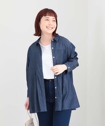 MB mint breeze（エムビーミントブリーズ）の「【WEB/一部店舗限定】【LL～6L 大きいサイズ】デニムチュニック（チュニック）」