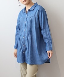 MB mint breeze（エムビーミントブリーズ）の「【WEB/一部店舗限定】【LL～6L 大きいサイズ】デニムチュニック（チュニック）」