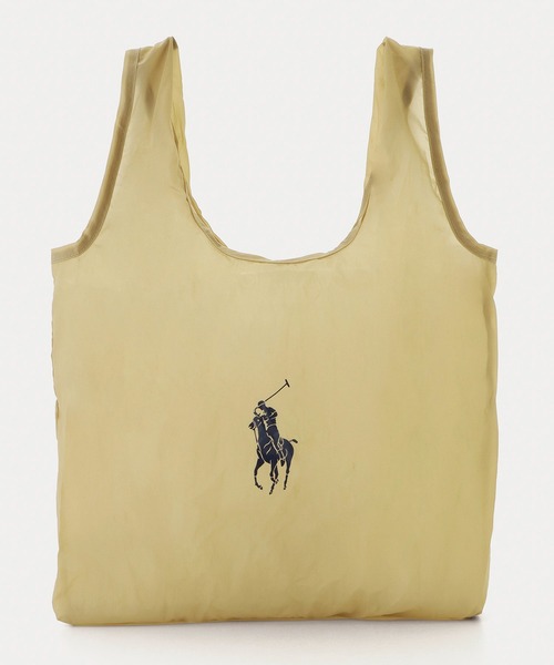 POLO RALPH LAUREN(ポロ ラルフ ローレン)の「カラビナベルト付き ポケッタブル 軽量 レインバッグS(トートバッグ・レディース・カーキ/サックスブルー/ネイビー/ベージュ/ライトグレー・FREE)」の13枚目の写真