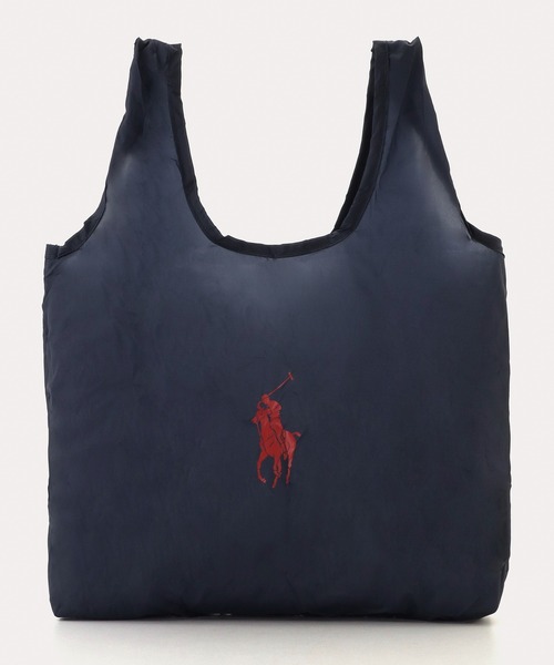 POLO RALPH LAUREN(ポロ ラルフ ローレン)の「カラビナベルト付き ポケッタブル 軽量 レインバッグS(トートバッグ・レディース・カーキ/サックスブルー/ネイビー/ベージュ/ライトグレー・FREE)」の21枚目の写真
