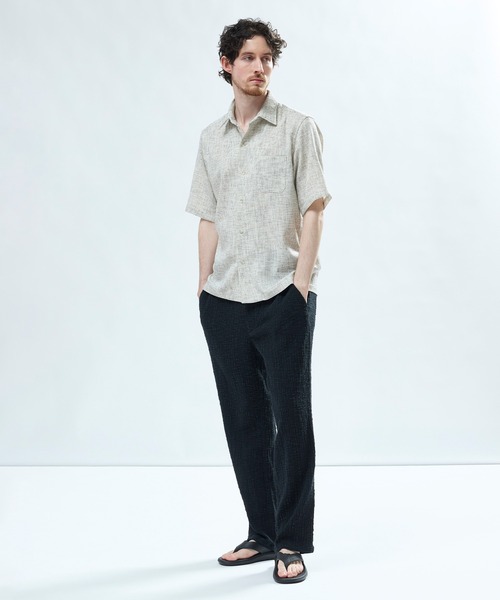 MEN'S BIGI(メンズビギ)の「スラブカールマイヤー イージーパンツ(その他パンツ・メンズ・ネイビー/ブラック・01/02/03/04)」の19枚目の写真