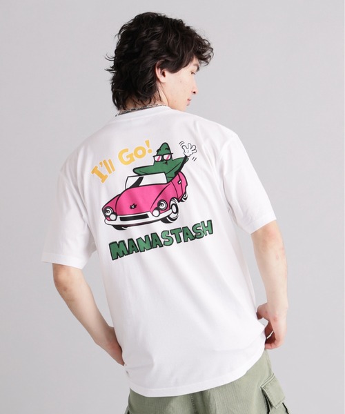 MANASTASH(マナスタッシュ)の「MANASTASH/マナスタッシュ/ODJ TEE I’LL GO!(Tシャツ/カットソー・メンズ・ホワイト/その他10・XL/L/M/S)」の2枚目の写真