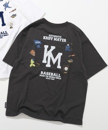 KRIFF MAYER Kid's Collection（クリフメイヤーキッズコレクション）の「【抗ピリング・接触冷感・吸汗速乾】冷感ベースボールT(LOGO)（Tシャツ/カットソー）」