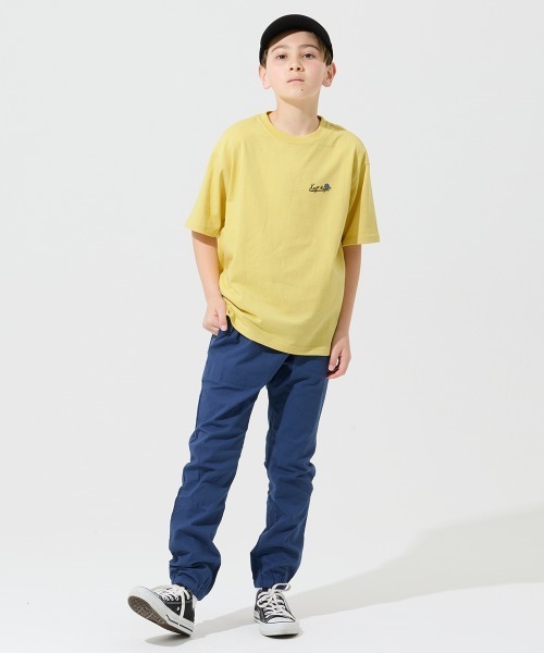 KRIFF MAYER Kid's Collection（クリフメイヤーキッズコレクション）の「【抗ピリング・接触冷感・吸汗速乾】冷感ベースボールT(LOGO)（Tシャツ/カットソー・キッズ・オフホワイト/ライトグリーン/ネイビー/イエロー/チャコール・170/160/150/140/130/120）」の8枚目の写真