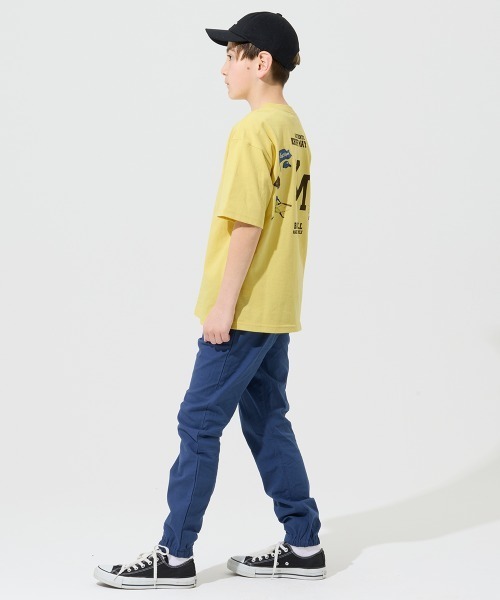 KRIFF MAYER Kid's Collection（クリフメイヤーキッズコレクション）の「【抗ピリング・接触冷感・吸汗速乾】冷感ベースボールT(LOGO)（Tシャツ/カットソー・キッズ・オフホワイト/ライトグリーン/ネイビー/イエロー/チャコール・170/160/150/140/130/120）」の9枚目の写真