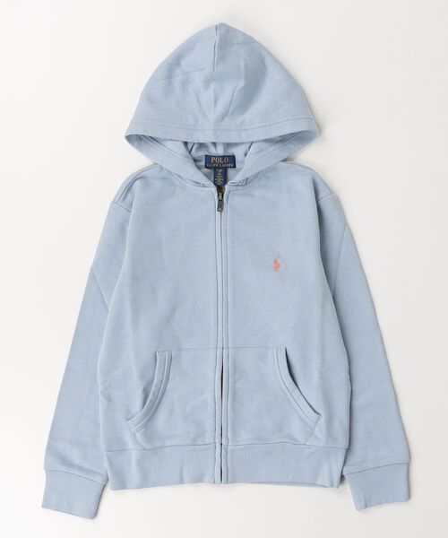 POLO RALPH LAUREN CHILDRENSWEAR（ポロ ラルフ ローレン チルドレンズウェア）の「フレンチ テリー フルジップ フーディ（パーカー・キッズ・ブルー・M/L）」の2枚目の写真