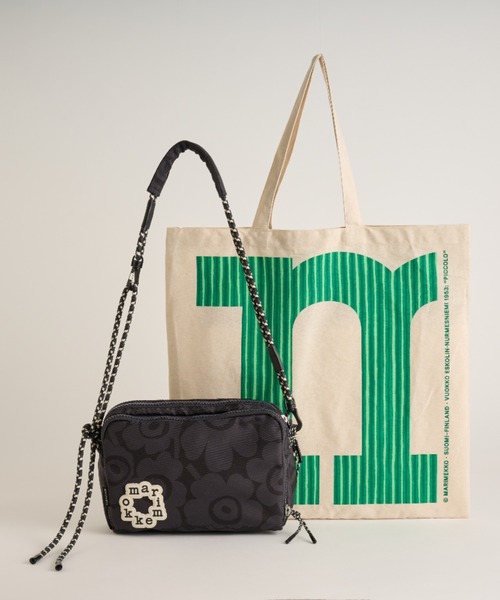 marimekko(マリメッコ)の「《ZOZO先行/ノベルティ付》【kioski】Kavari Mini Unikko / shoulder bag(ショルダーバッグ・レディース・ブラック/ベビーピンク/レッド・FREE)」の4枚目の写真