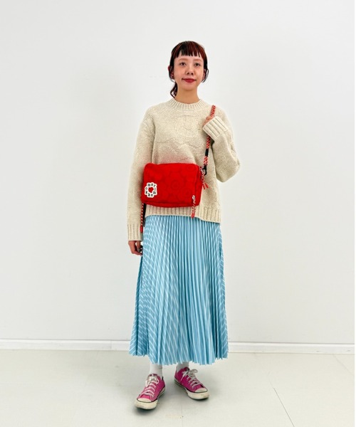 marimekko(マリメッコ)の「《ZOZO先行/ノベルティ付》【kioski】Kavari Mini Unikko / shoulder bag(ショルダーバッグ・レディース・ブラック/ベビーピンク/レッド・FREE)」の7枚目の写真