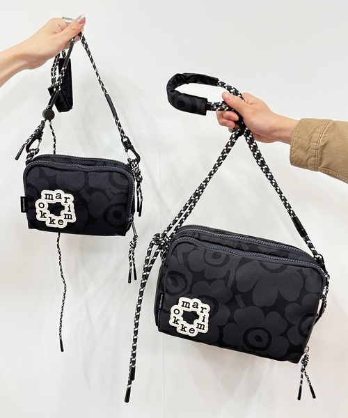 marimekko(マリメッコ)の「《ZOZO先行/ノベルティ付》【kioski】Kavari Mini Unikko / shoulder bag(ショルダーバッグ・レディース・ブラック/ベビーピンク/レッド・FREE)」の13枚目の写真