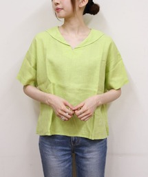 ORCIVAL | ORCIVAL/オーシバル ショートスリーブセーラーシャツ SHORTSLEEVE SAILOR SHIRT OR-B0389 YLM(シャツ/ブラウス)