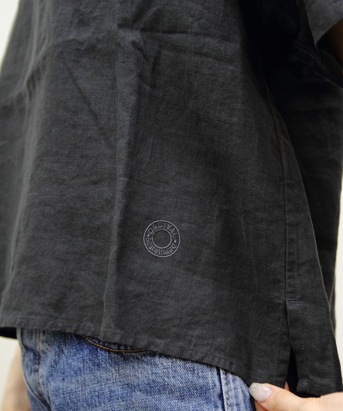 ORCIVAL(オーシバル)の「ORCIVAL/オーシバル ショートスリーブセーラーシャツ SHORTSLEEVE SAILOR SHIRT OR-B0389 YLM(シャツ/ブラウス・レディース・イエロー/チャコールグレー/ライトグレー・1)」の16枚目の写真