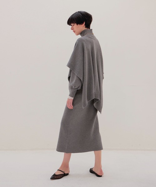 DRESSLAVE（ドレスレイブ）の「twin knit dress(ツインニットワンピース)（ワンピース・レディース・ライトグリーン/グレー・38）」の3枚目の写真