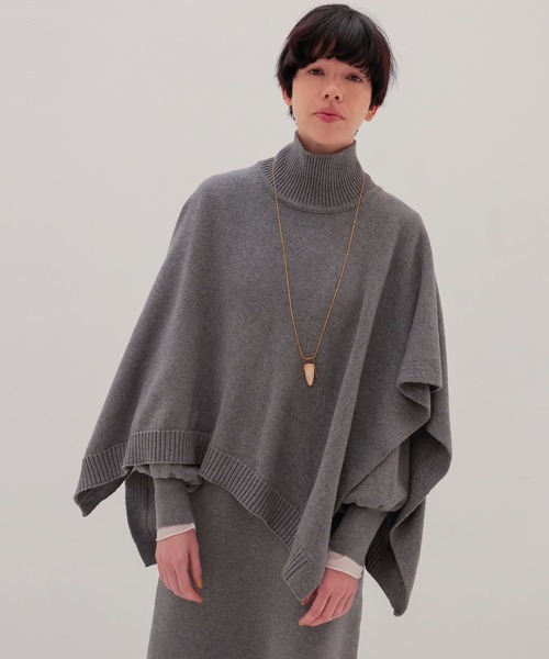 DRESSLAVE（ドレスレイブ）の「twin knit dress(ツインニットワンピース)（ワンピース・レディース・ライトグリーン/グレー・38）」の6枚目の写真
