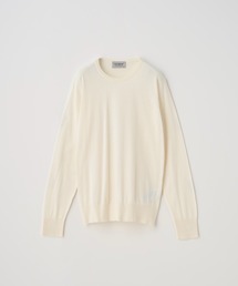 JOHN SMEDLEY | クルーネック長袖コットンニットプルオーバー(ニット/セーター)