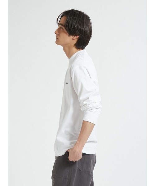 Barbour(バブアー)の「ワンポイント 刺繍 ロングスリーブTシャツ(Tシャツ/カットソー・メンズ・ブラック/グリーン/ホワイト・34/36/38/40/42)」の13枚目の写真