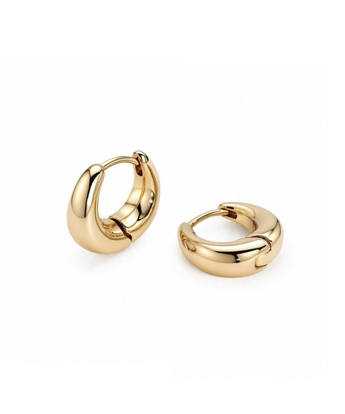 Lyvi(ライビィ)の「Rounded Bold Hoop Pierce / 金属アレルギー対応(ピアス(両耳用)・レディース・ゴールド/シルバー・FREE)」の9枚目の写真
