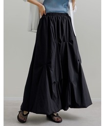 [2026S/S PRE ORDER]ツマミタックデザインタフタバルーンスカート